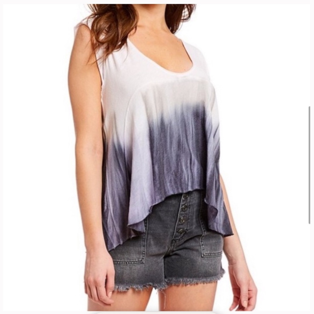 Free People Paradise Lilac Fog Combo Tank Top S